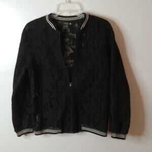 TITIKA women's size Medium black lace jacket. Chic, Gothic, Cool